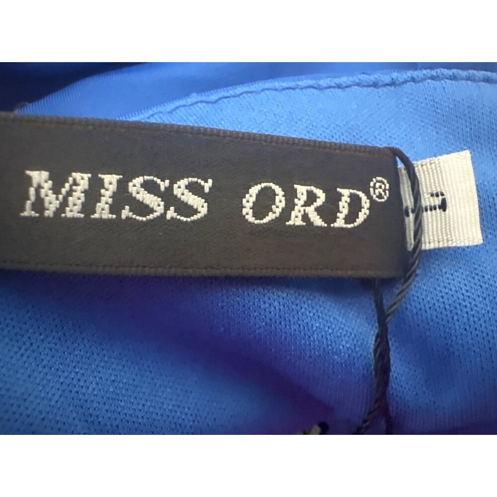 New Miss Ord Royal Blue Large Empire Waist Gown With Crisscross Back - Picture 4 of 13